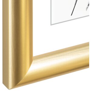 Пластиковая рамка София 13x18 см золото