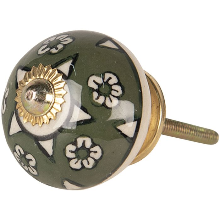 Дверная ручка Ø 4x4 см Clayre & Eef 64508