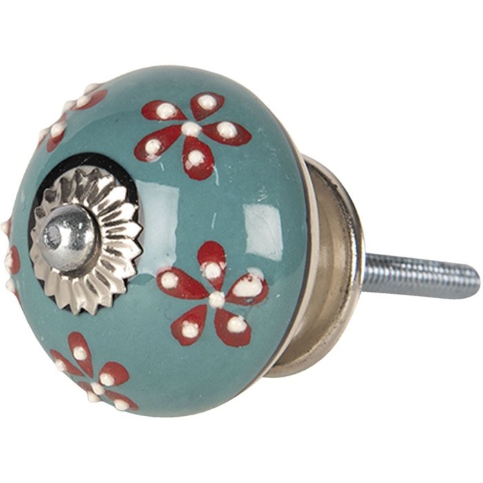 Дверная ручка Ø 4x4 см Clayre & Eef 64510