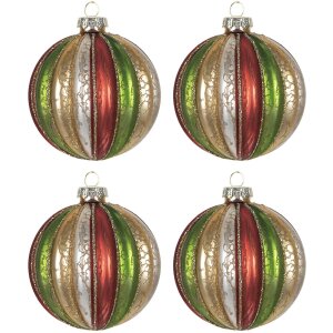 Елочные игрушки Ø 8 см (набор из 4) Clayre &...