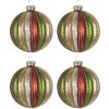 Елочные игрушки Ø 8 см (набор из 4) Clayre & Eef 6GL2737