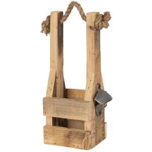 Подставка для бутылок с открывалкой 9x10x29 см Clayre...