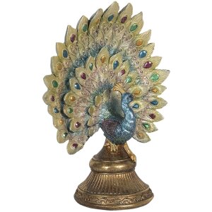 Украшение павлин 22x12x30 см Clayre & Eef 6PR3013