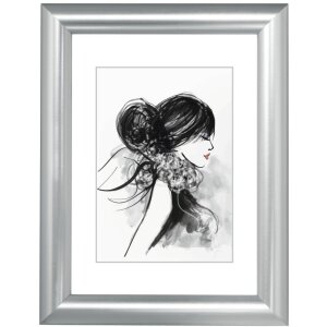 Hama Kunststoffrahmen Sofia Schwarz 20x30 Zentimeter