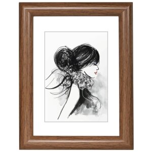 Hama Kunststoffrahmen Sofia Schwarz 20x30 Zentimeter