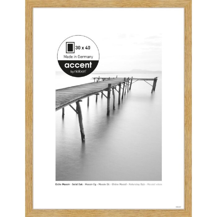 Рамка Nielsen Accent из массива дерева Scandic 30x40 см дуб