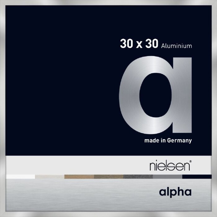Nielsen алюминиевая фоторамка Alpha TCSC 30x30 см серебристая