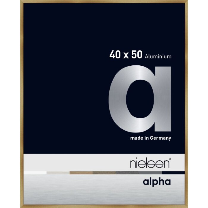 Nielsen алюминиевая фоторамка Alpha TCSC 40x50 см матовый янтарь