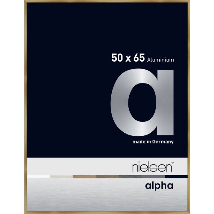 Nielsen алюминиевая фоторамка Alpha TCSC 50x65 см матовый янтарь