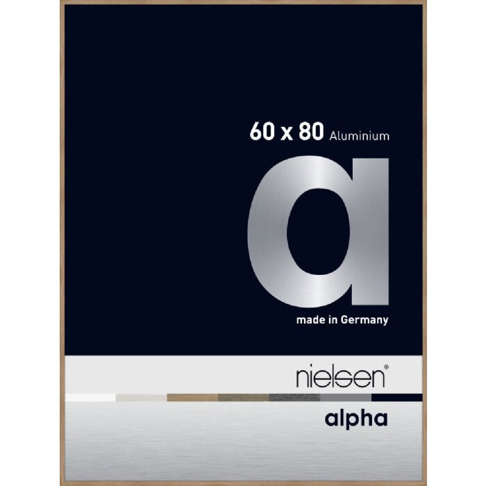 Nielsen алюминиевая фоторамка Alpha TCSC 60x80 см дуб