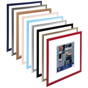 Henzo Kunststoffrahmen Napoli 10x10 cm Rot Normalglas Aufsteller