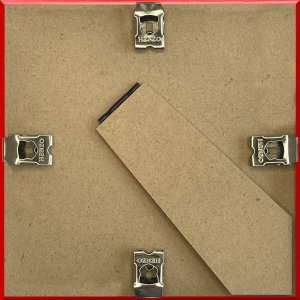 Henzo Kunststoffrahmen Napoli 10x10 cm Rot Normalglas Aufsteller