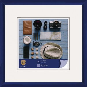 Henzo Kunststoffrahmen Napoli 10x10 cm blau