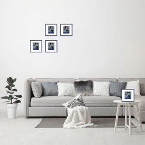 Henzo Kunststoffrahmen Napoli 10x10 cm blau