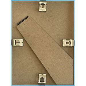 Henzo Kunststoffrahmen Napoli 10x15 cm hellblau mit Aufsteller