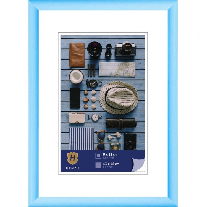 Рамка Henzo пластиковая Napoli 13x18 см светло-голубая