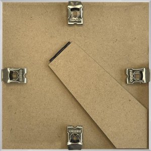 Henzo Kunststoffrahmen Napoli 15x15 cm Weiß Normalglas schmal modernes Design