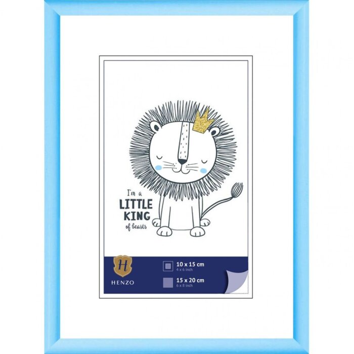 Рамка Henzo пластиковая Napoli 15x20 см светло-голубая