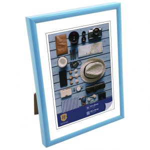 Henzo Kunststoffrahmen Napoli 18x24 cm hellblau