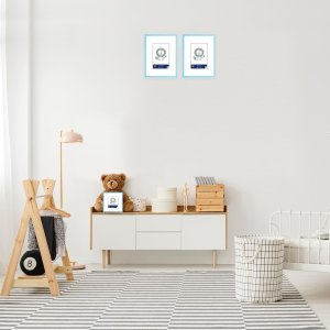 Henzo Kunststoffrahmen Napoli 18x24 cm hellblau