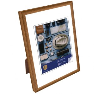 Henzo Kunststoffrahmen Napoli 20x30 cm mittelbraun