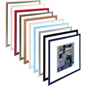 Henzo Kunststoffrahmen Napoli 30x30 cm Blau Normalglas