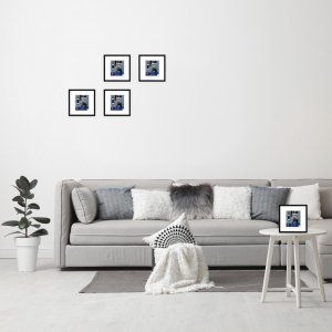 Henzo Kunststoffrahmen Napoli 30x30 cm schwarz