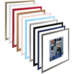 Henzo Kunststoffrahmen Napoli 30x30 cm Stahlgrau Normalglas Wandaufhängung