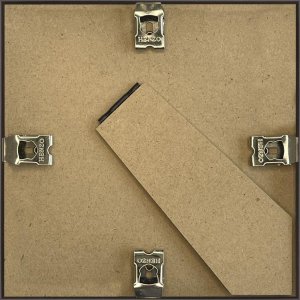 Henzo Kunststoffrahmen Napoli 30x30 cm Stahlgrau Normalglas Wandaufhängung