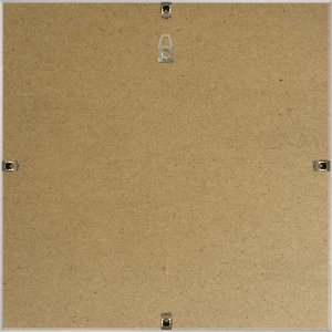 Henzo Kunststoffrahmen Napoli 40x40 cm Weiß Wandaufhängung Normalglas