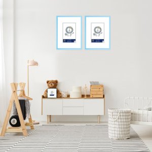 Henzo Kunststoffrahmen Napoli 50x60 cm hellblau