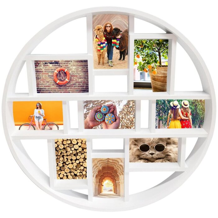 Фотогалерея Дискус 9 фото 10x15 см белый