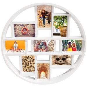 Фотогалерея Дискус 9 фото 10x15 см белый