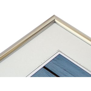 Henzo Kunststoffrahmen Napoli 60x90 cm silber