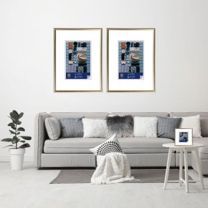 Henzo Kunststoffrahmen Napoli 70x100 cm gold