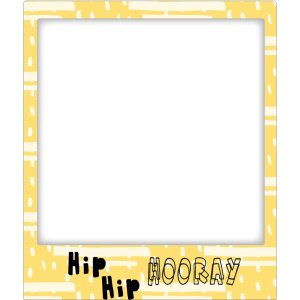 Goldbuch Magnetrahmen Hip Hip HOORAY 10x10 cm