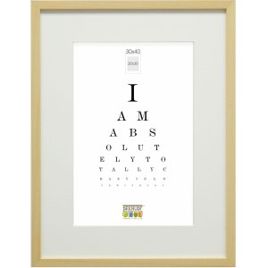 Deknudt Holzrahmen S223H1 natur 50x70 cm mit Passepartout