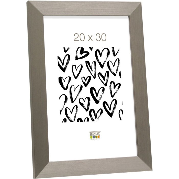 Deknudt Kunststoffrahmen S42PD1 silber 21x29,7 cm DIN A4 Urkundenrahmen
