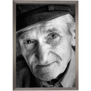 Deknudt Leinwand Bilderrahmen S46V silber 40x50 cm