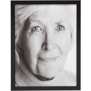 Deknudt Leinwand-Bilderrahmen S46V schwarz 30x45 cm Kunststoffrahmen