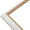 Deknudt Kunststoffrahmen S46WG weiß natur Kante 13x18 cm mit Passepartout