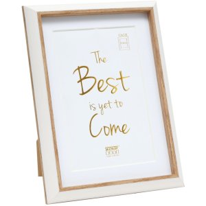 Deknudt Kunststoffrahmen S46WG weiß Kante natur...