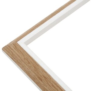 Пробковая доска для заметок с белым краем 30x40 см