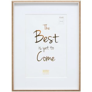 Deknudt Kunststoffrahmen S46WG natur Kante weiß 18x24 cm