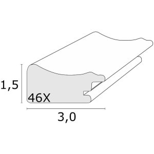 Deknudt Bilderrahmen S46XF weiß 13x18 cm