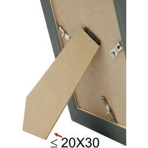 Deknudt Bilderrahmen S46XF grüngrau 13x18 cm