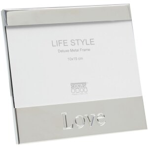 Deknudt Fotorahmen S57ML1 silber 10x15 cm Love