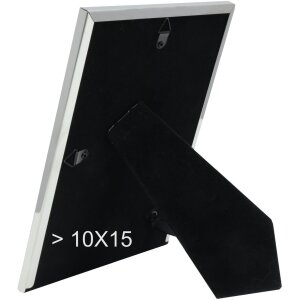 Фоторамка S57MQ1 серебристая глянцевая 15x20 см