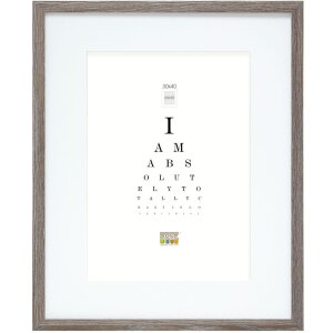 Деревянная рамка S66KH3 коричнево-серый 20x25 см с...