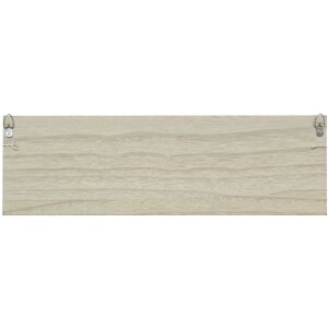 Белая деревянная стенка с прищепками для одежды и рисунком панды 15x48 см